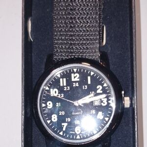 Avon Black and Silver Men's Watch
